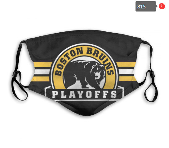 NHL Boston Bruins #6 Dust mask with filter->nhl dust mask->Sports Accessory